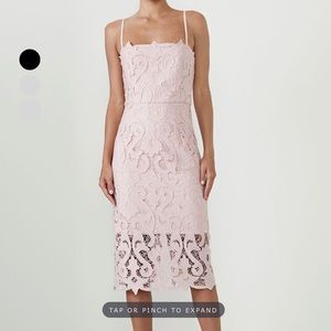 Bardot Lace Midi Dress